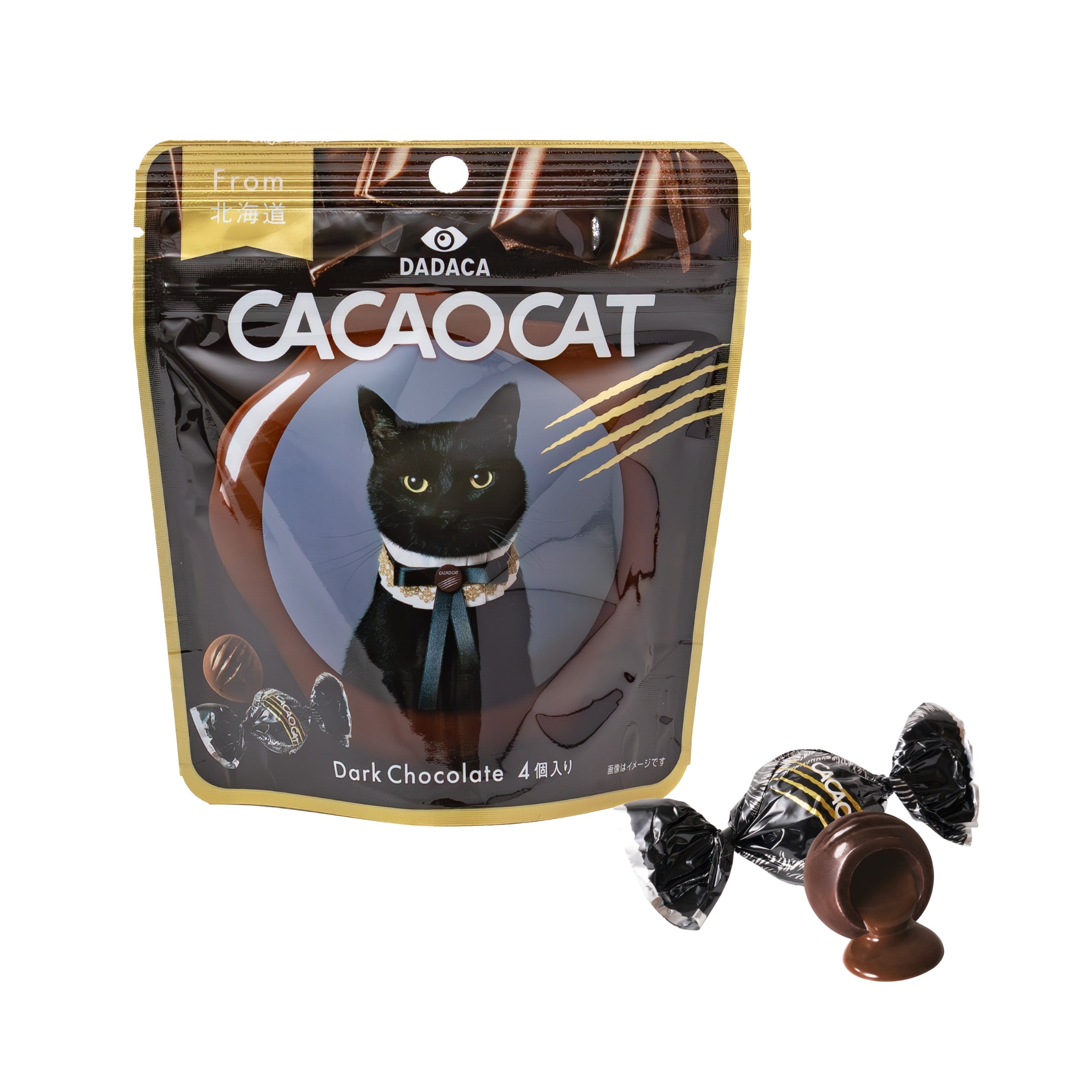 CACAOCAT ダーク 4個入 ｜DADACA Online Store