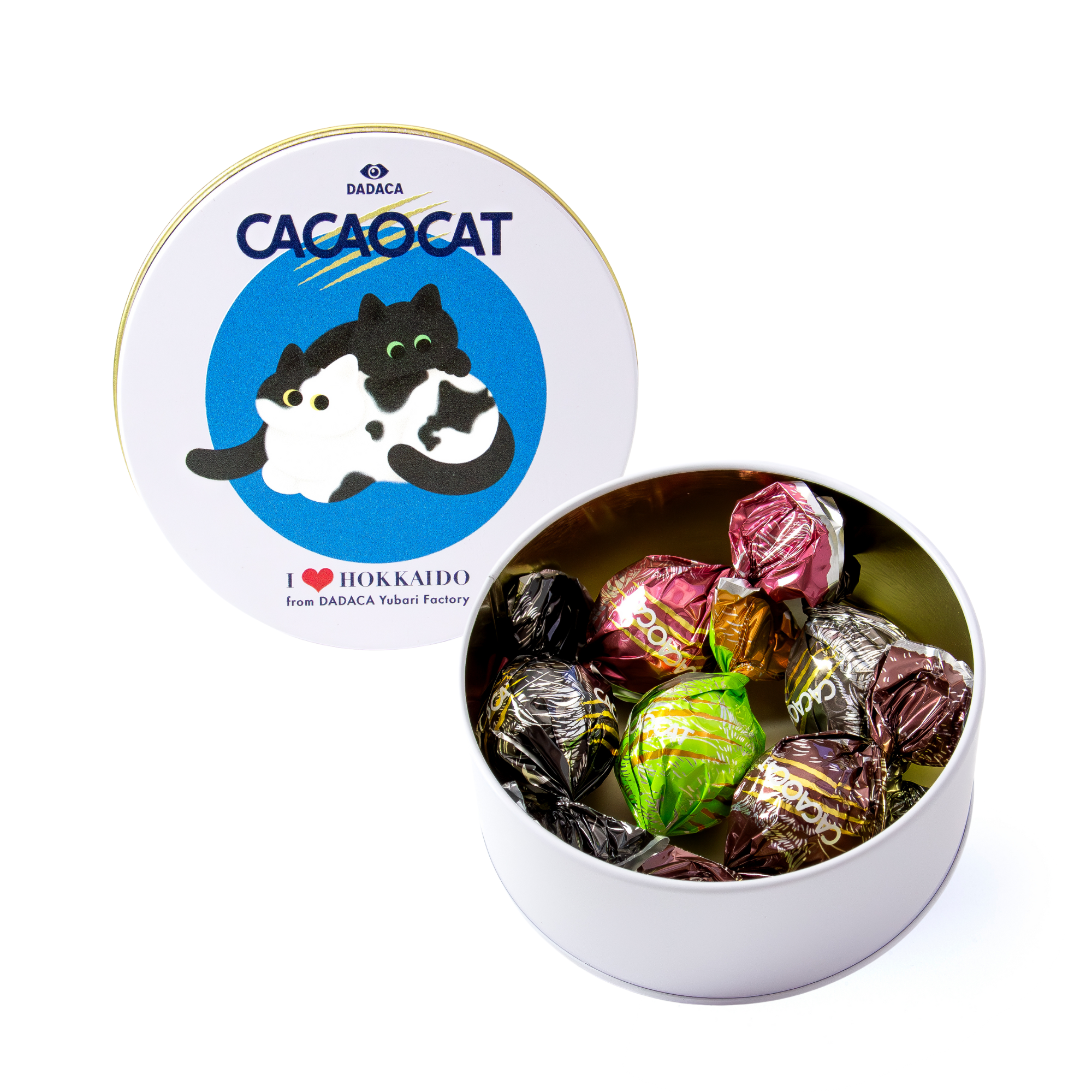 北海道エリア・オンライン限定】CACAOCAT缶 ミックス 5個入り I love 北海道エリア・オンライン限定】CACAOCAT缶 ミックス 5個入り I love