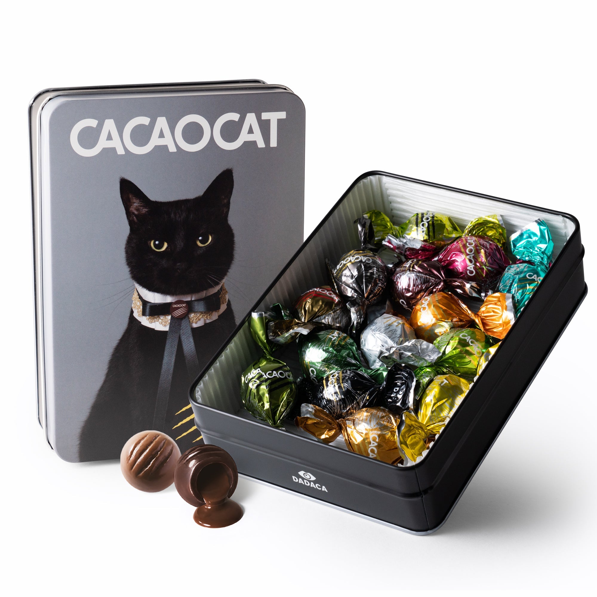 【缶付】 CACAOCAT 缶 ミックス チョコレート