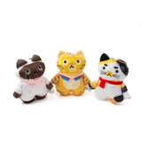 カプセルトイ CACAOCAT もふもふぬいぐるみ 全6種セット