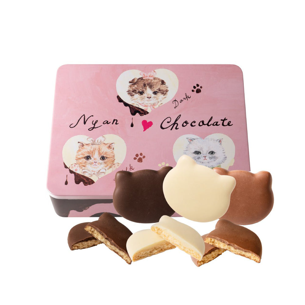 こねこのこねこねクッキー缶 Chocolate assort ｜DADACA Online Store