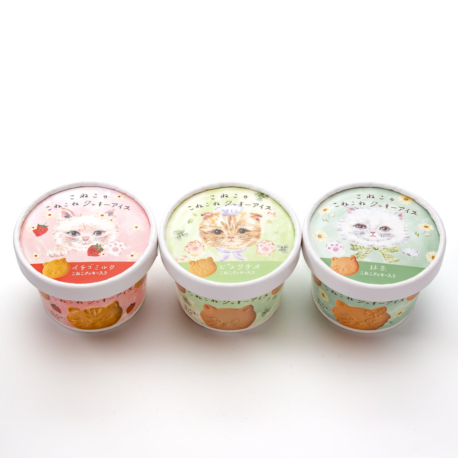 こねこのこねこねクッキーアイス 6種セット ｜DADACA Online Store