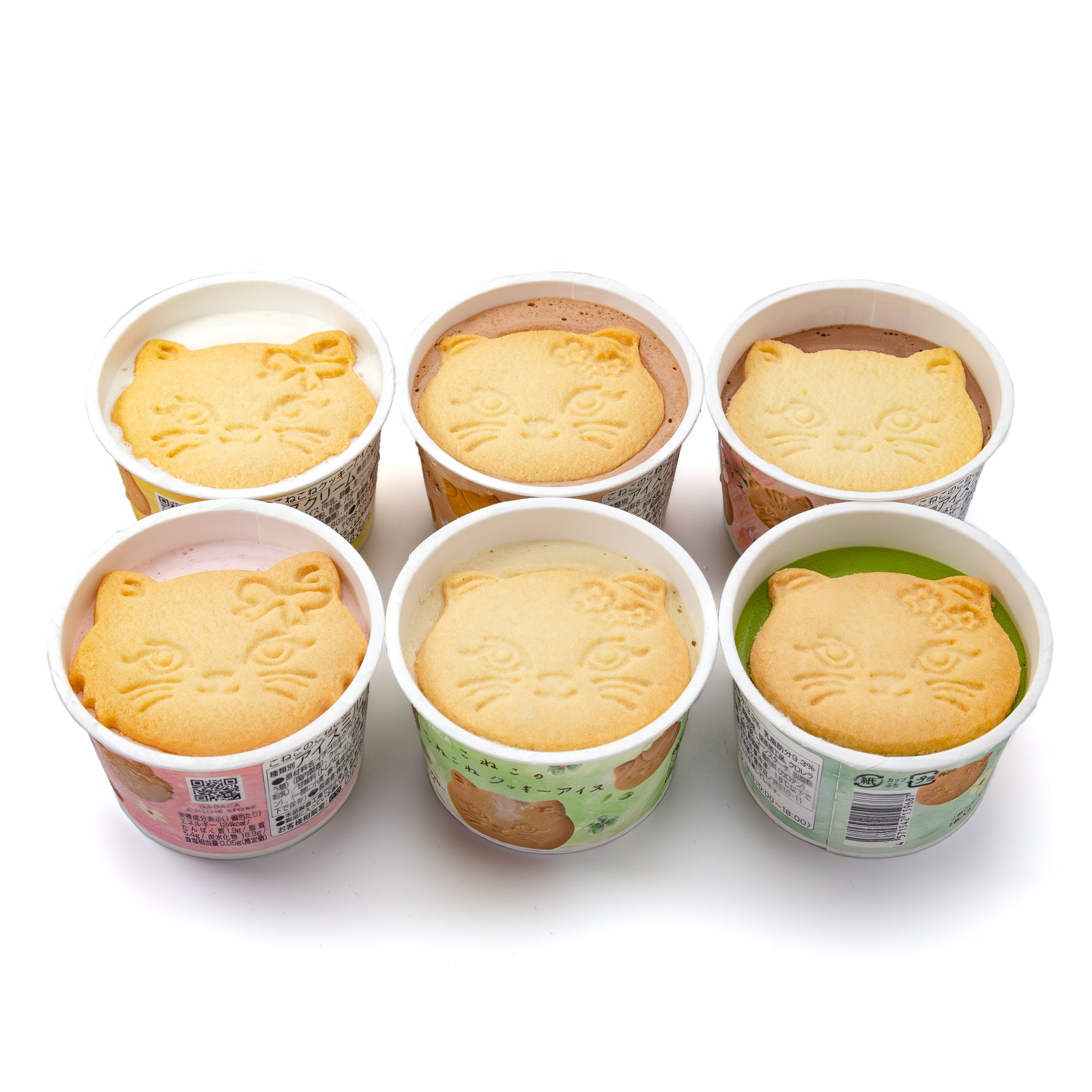 こねこのこねこねクッキーアイス 6種セット |DADACA Online Store こねこのこねこねクッキーアイス 6種セット |DADACA Online Store