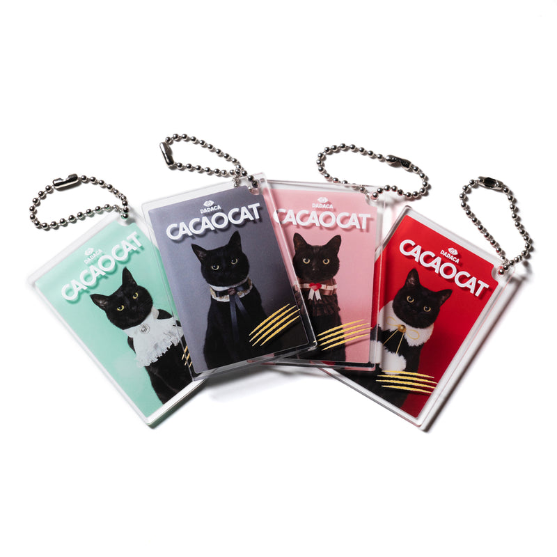 cacao 2024年、2025年版セット　アクリルキーホルダー 数量限定》CACAOCAT缶 14個入＋アクリルキーホルダーセット ｜DADACA
