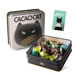 【父の日 カード付き】CACAOCAT缶 8個入り SILVER