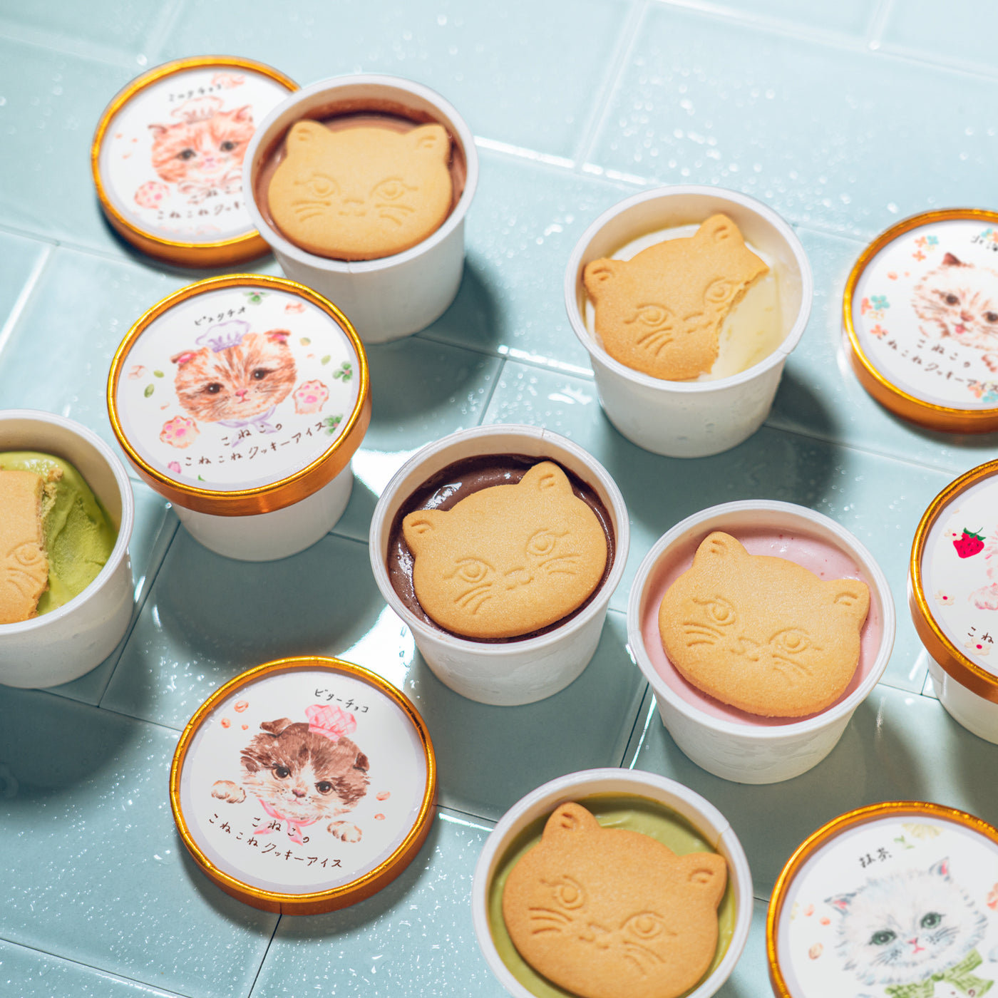 猫とアイスクリーム 猫とアイスクリームのバスセット | sugar.C beauty（シュガー