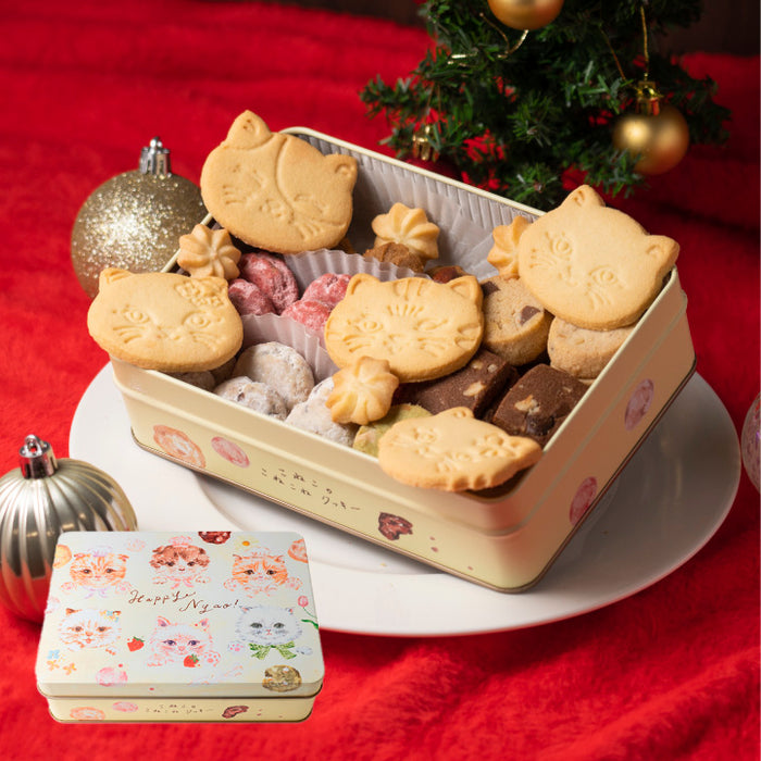 こねこのこねこねクッキー缶 HappyNyao ｜DADACA Online Store