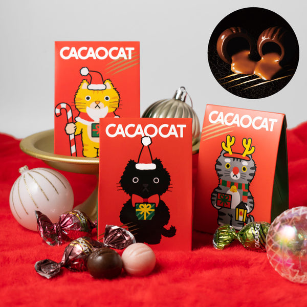 CACAOCAT 3個入り Christnyas 3種セット