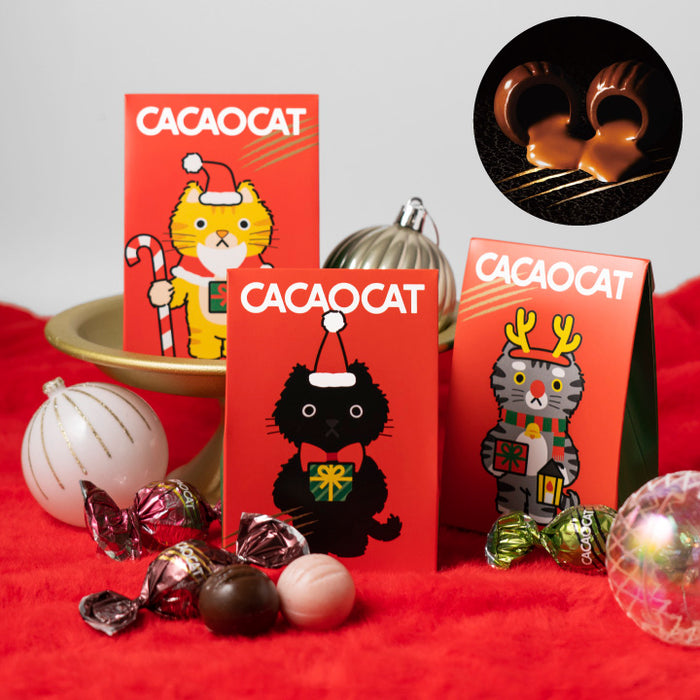 CACAOCAT 3個入り Christnyas 3種セット ｜DADACA Online Store