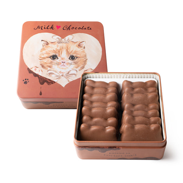 こねこのこねこねクッキー缶  Milk chocolate