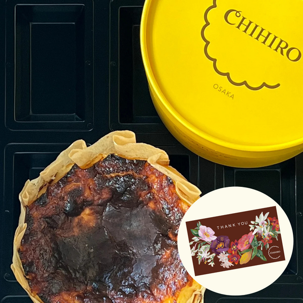 カード付き【粉類不使用】トリプルチーズが濃いチーズケーキ