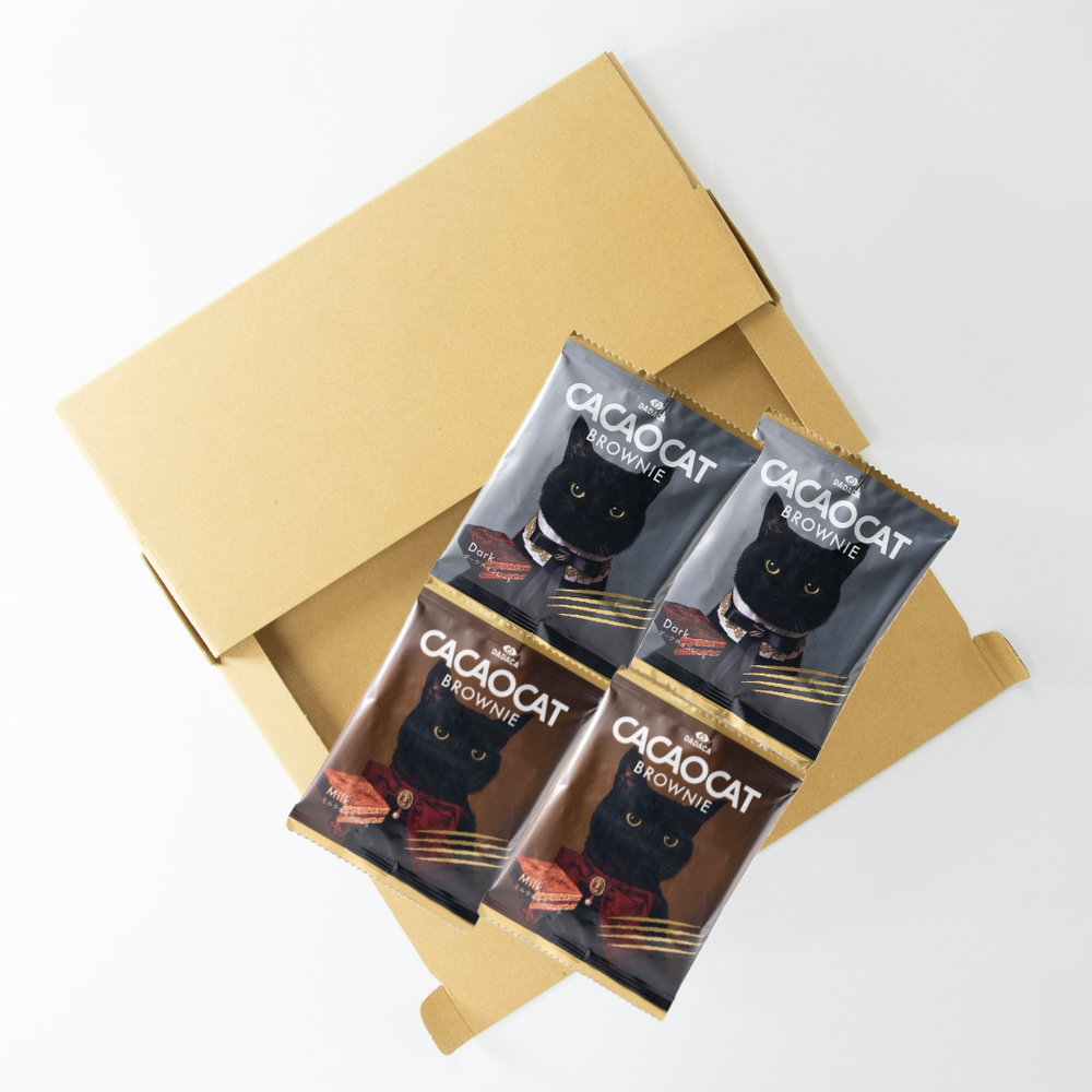 送料無料】CACAOCAT BROWNIE 【ネコポス便】 Aセット（ポストイン