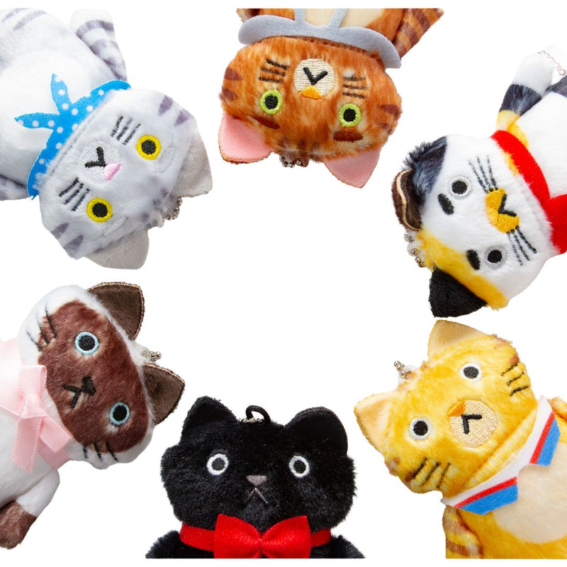 カプセルトイ CACAOCAT もふもふぬいぐるみ 全6種セット