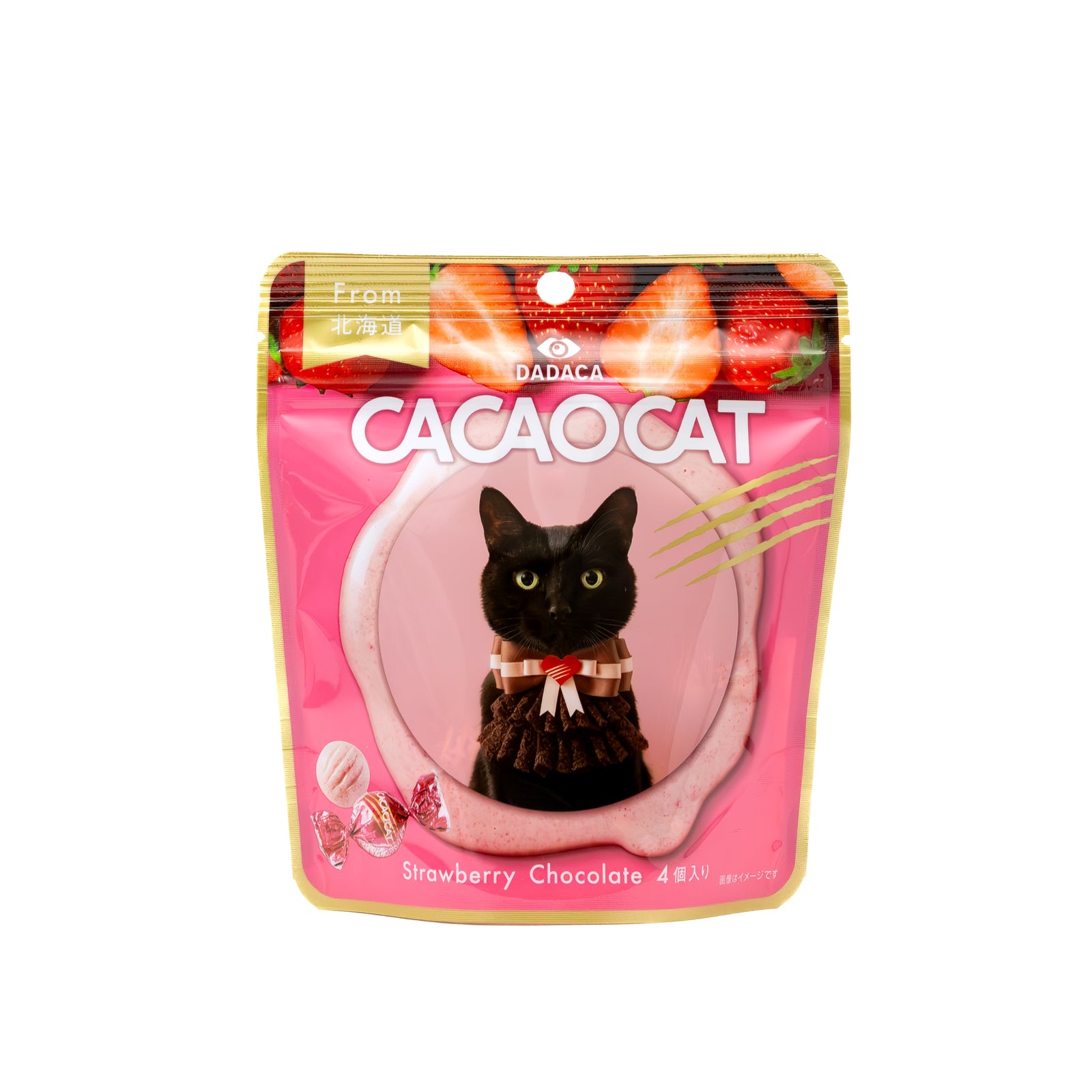 CACAOCAT ストロベリー 4個入 ｜DADACA Online Store