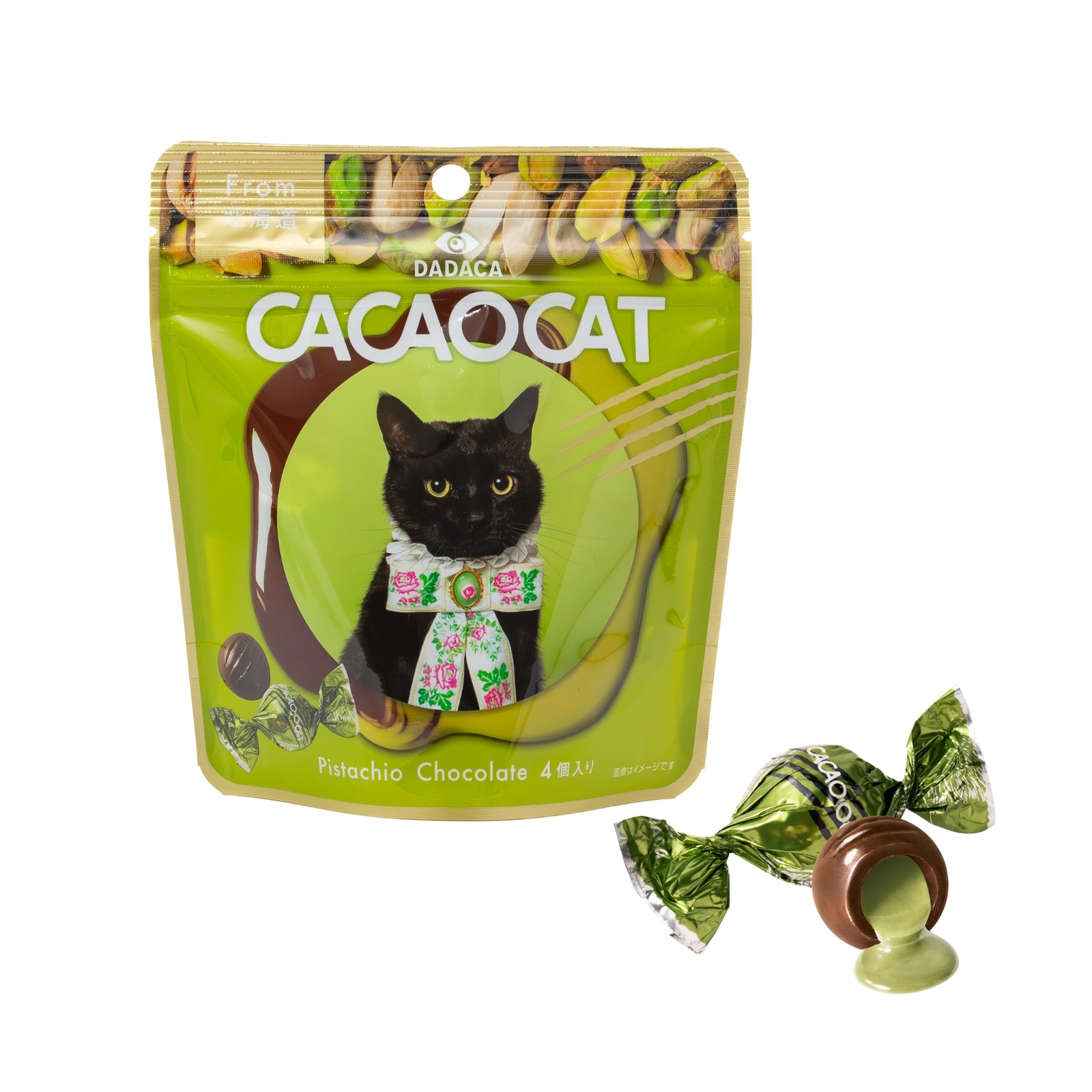CACAOCAT ピスタチオ 4個入 ｜DADACA Online Store
