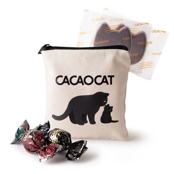 CACAOCAT ポーチ 4個入り【くろねこ】