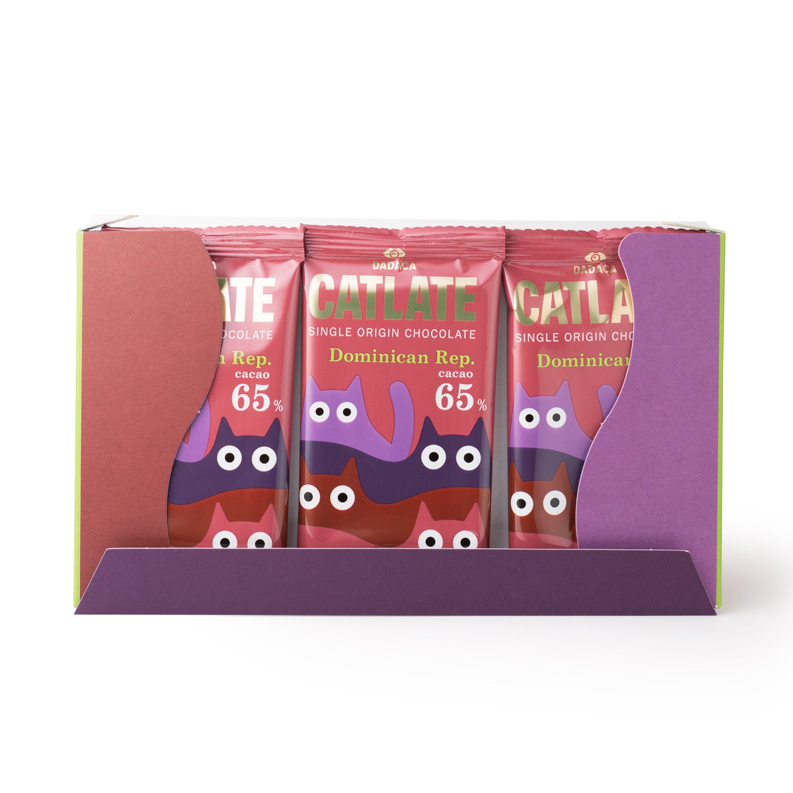CATLATE ドミニカ共和国 CACAO65% 3枚入り ｜DADACA Online Store