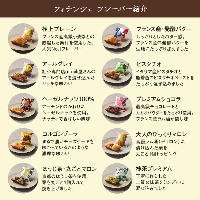 ちひろ菓子店】極上プレーンフィナンシェBOX ｜DADACA Online Store