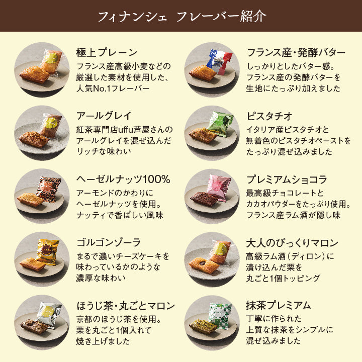 【ちひろ菓子店】極上プレーンフィナンシェBOX