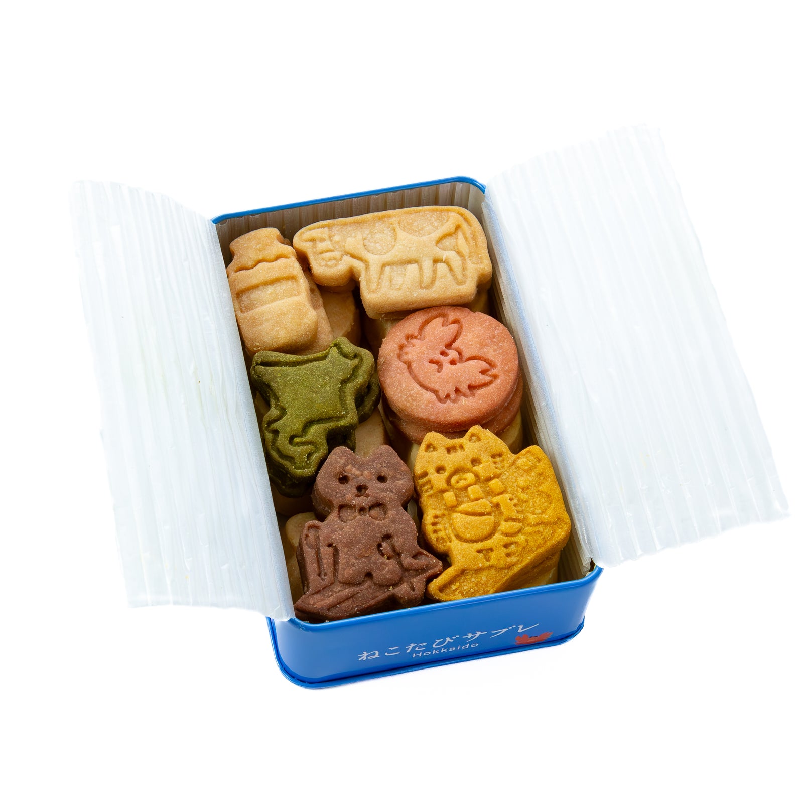 北海道エリア・オンラインストア限定】ねこたびサブレ Hokkaido缶 Snow