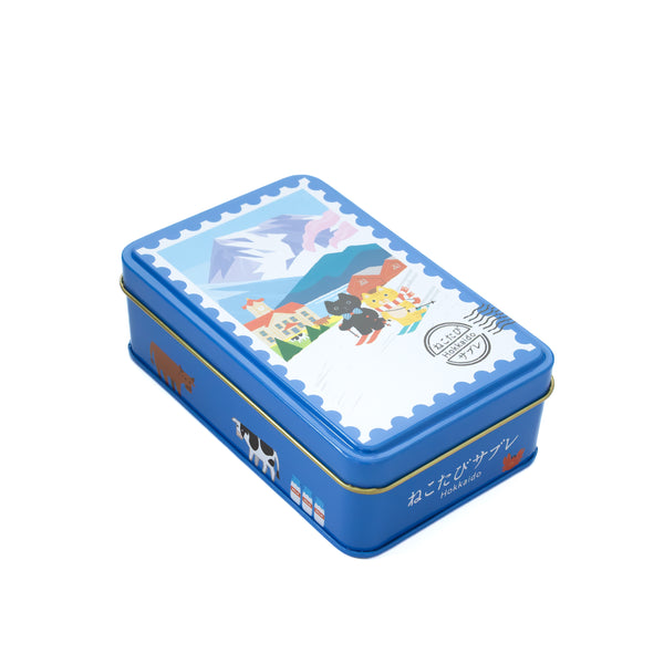 【北海道エリア・オンラインストア限定】ねこたびサブレ Hokkaido缶 Snow