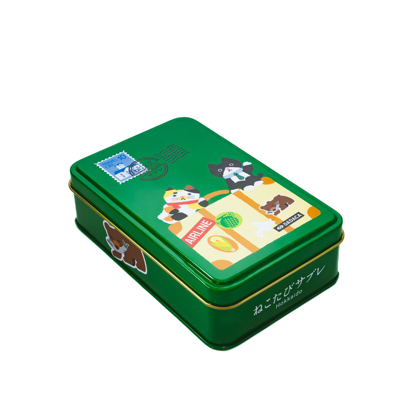 【北海道エリア・オンラインストア限定】ねこたびサブレ Hokkaido缶 Travel