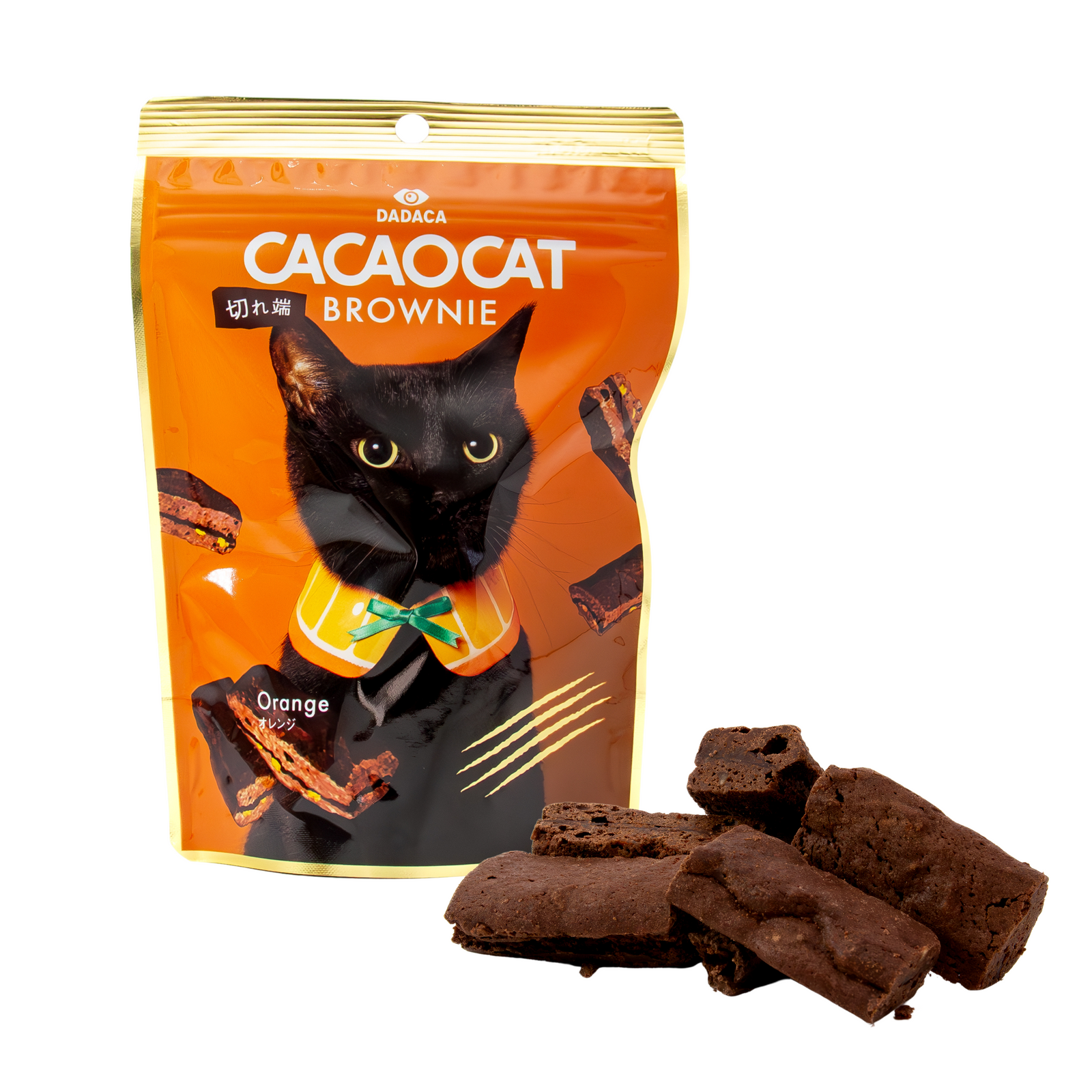 その他 browncat CACAOCAT 切れ端 BROWNIE オレンジ 60g ｜DADACA Online Store