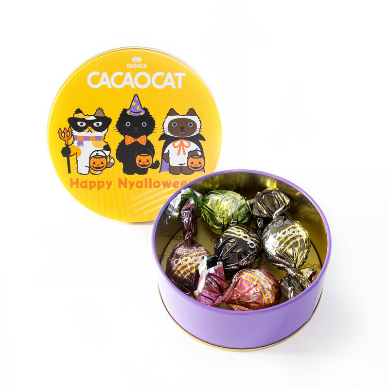 CACAOCAT缶 ミックス 5個入り Nyalloween