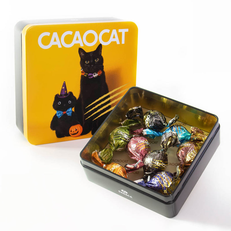 CACAOCAT缶 ミックス 8個入り Nyalloween