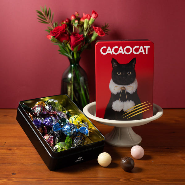 CACAOCAT缶 14個入り RED