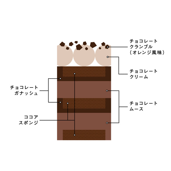 チョコレートケーキ缶 3個セット